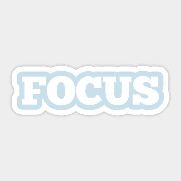 Focus Sticker by Menu.D